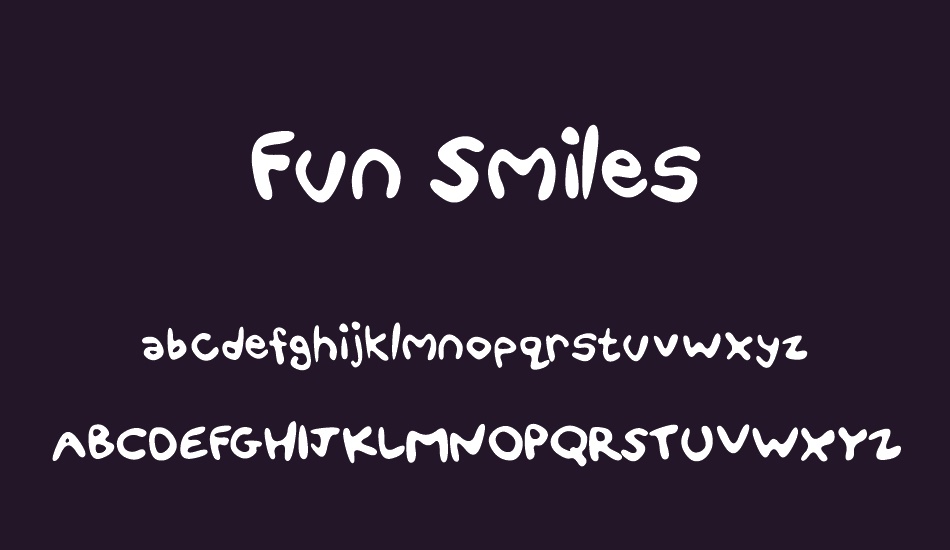 Fun Smiles font
