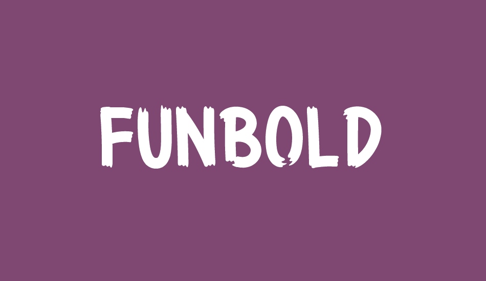 Funbold font big