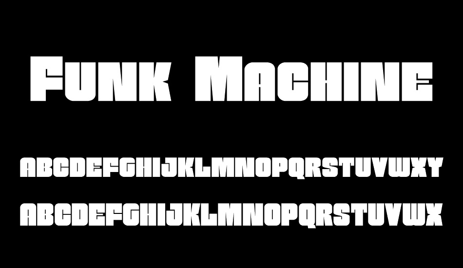Funk Machine font