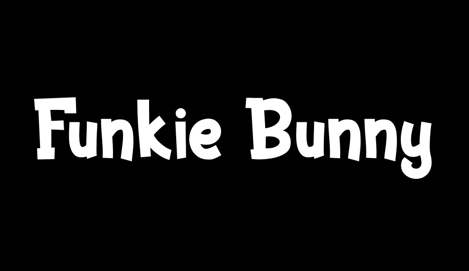 Funkie Bunny font big