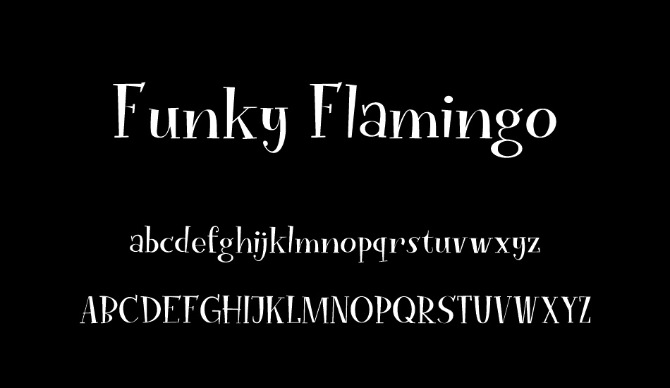 Funky Flamingo DEMO font