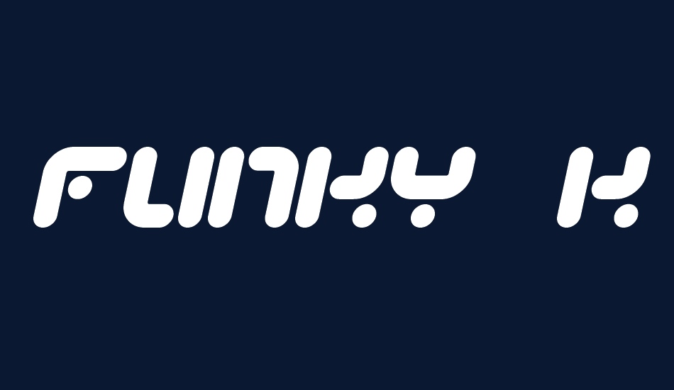 Funky Knut font big