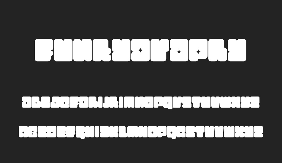 Funkygraphy font