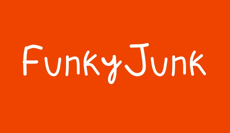 FunkyJunk font big