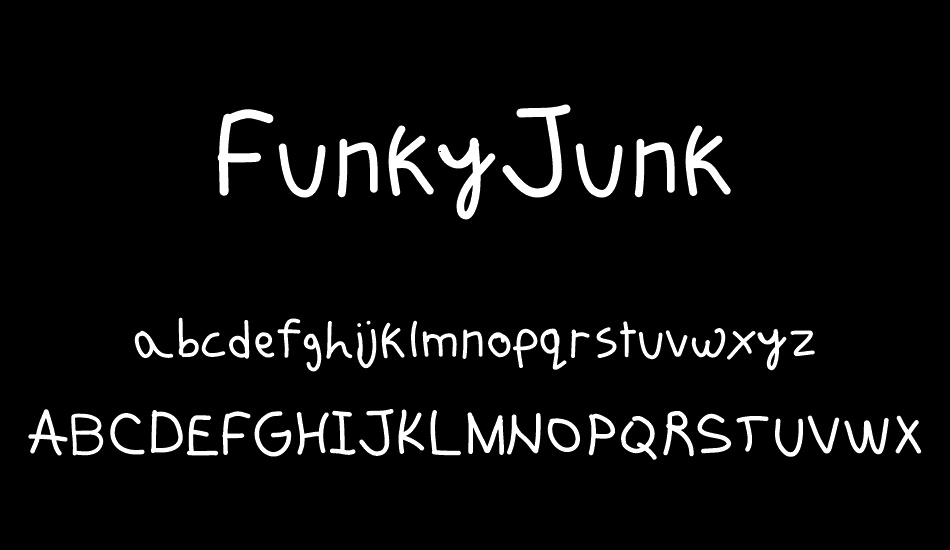 FunkyJunk font