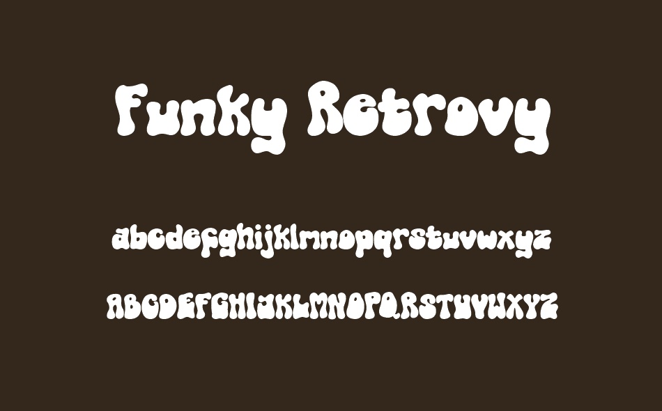 Funky Retrovy font