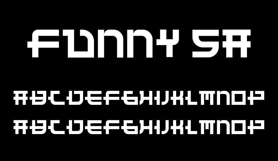 Funny Samurai font