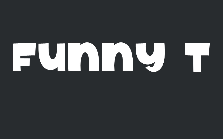 Funny Toon font big