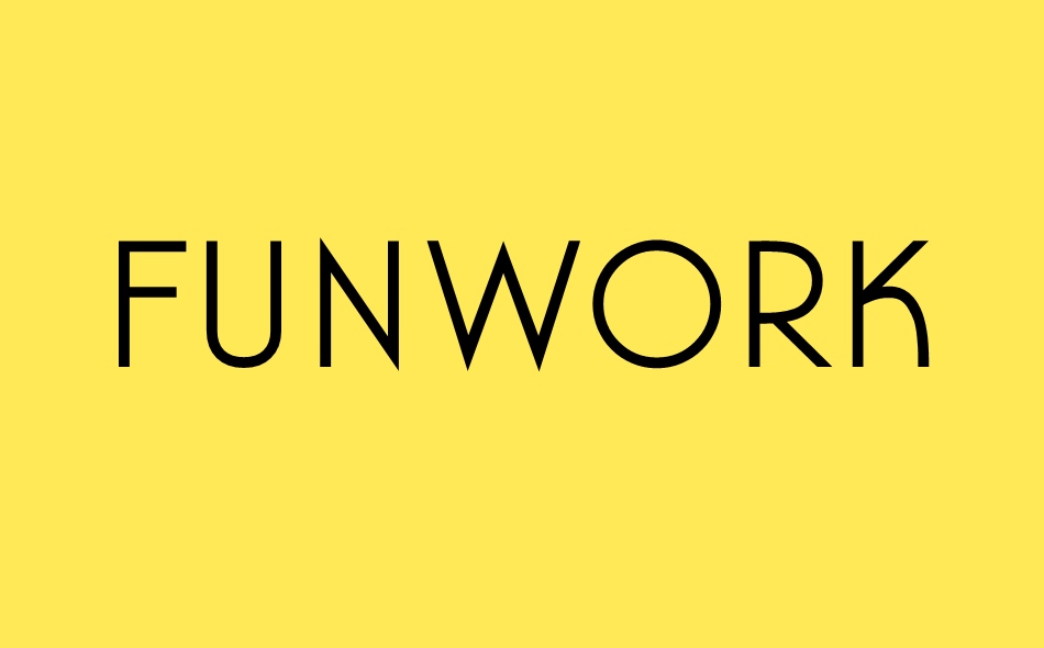 Funwork font big