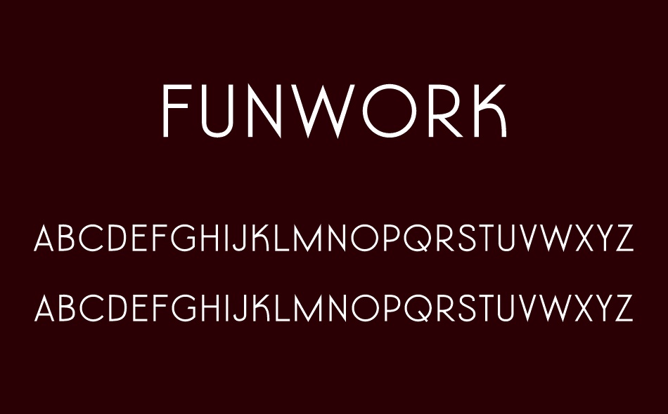 Funwork font