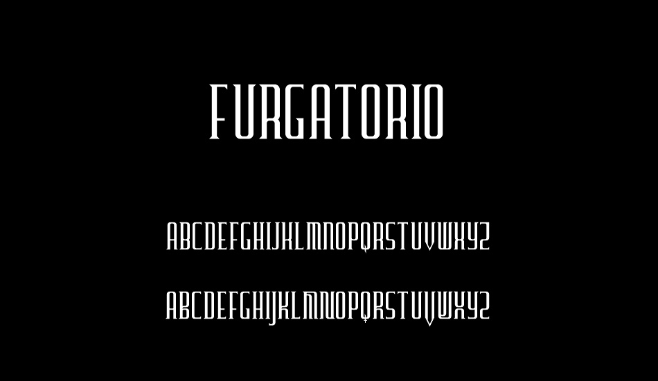 Furgatorio font