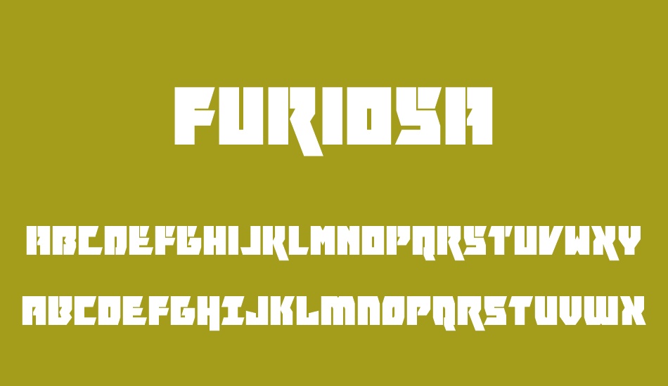 Furiosa font