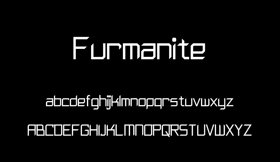 Furmanite font