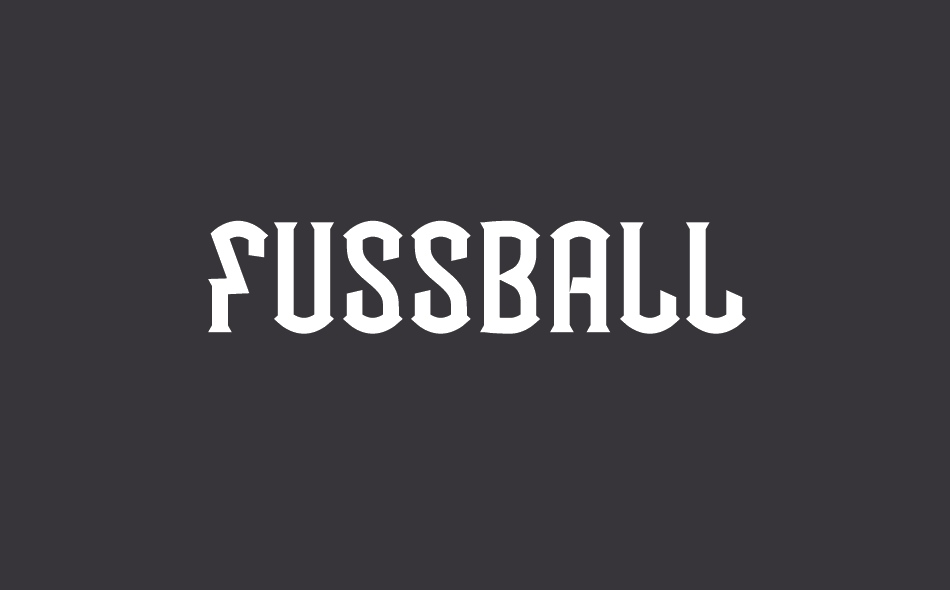 Fussball font big