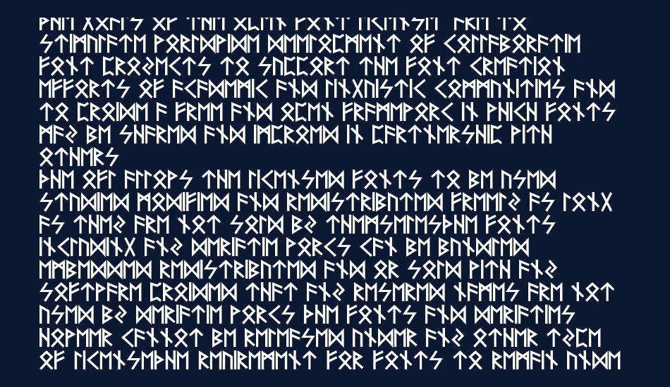 Futhark AOE font 1