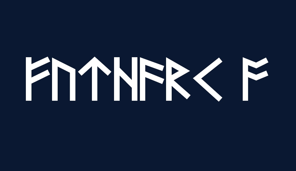 Futhark AOE font big