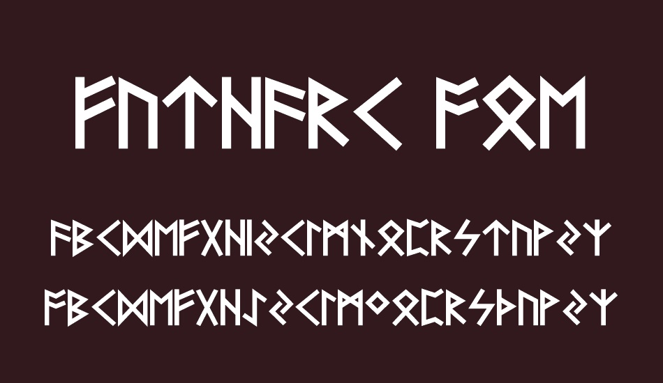 Futhark AOE font