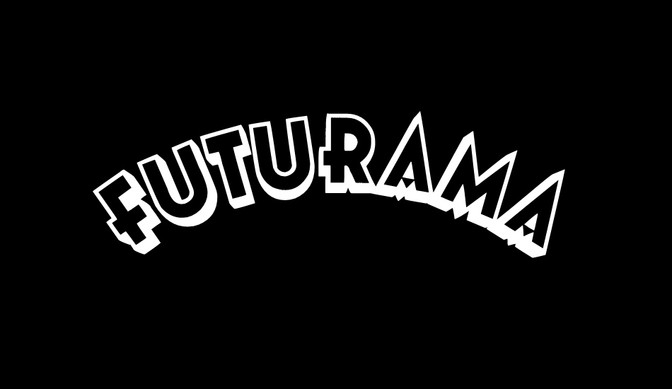 Futurama All Hail The Hypnotoad font big