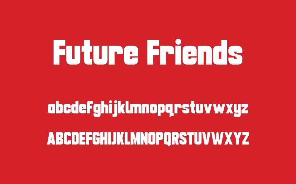 Future Friends font