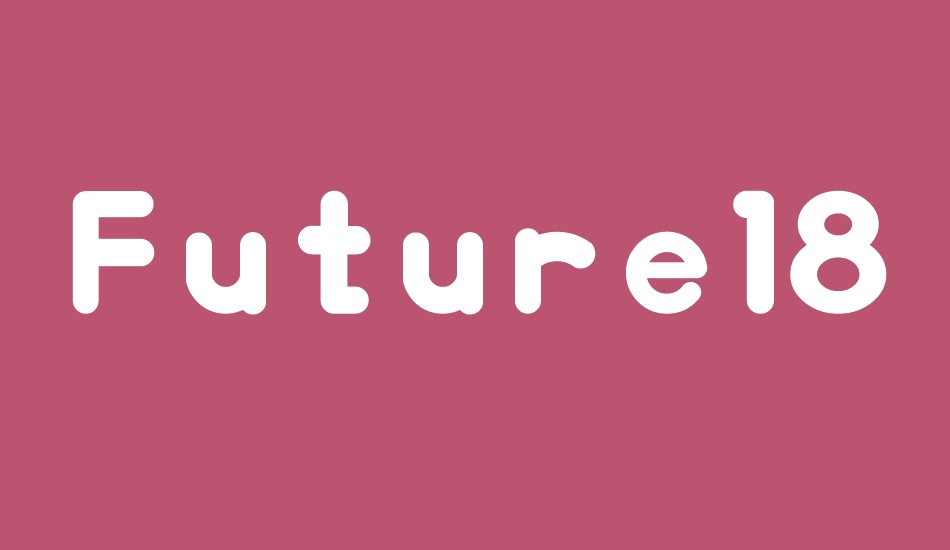 Future18 font big