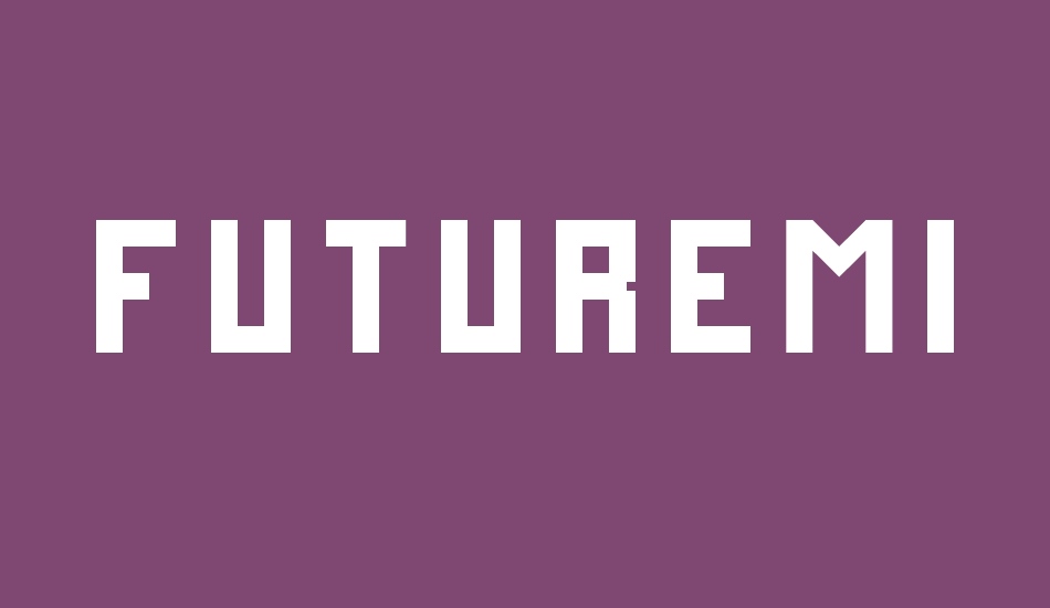 FutureMillennium font big