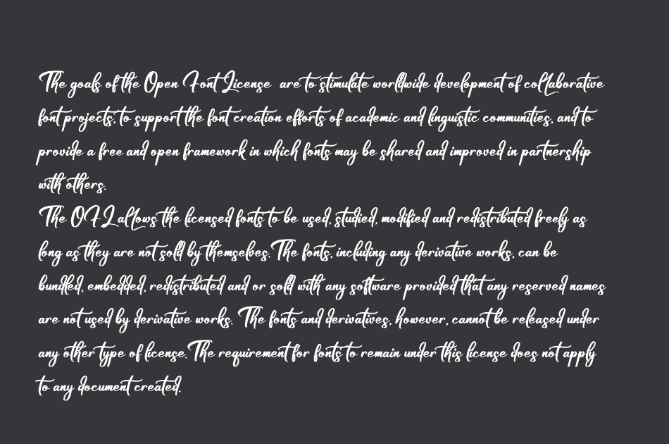 Futuristica Signature font 1