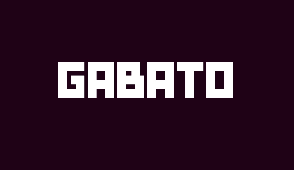 Gabato font big