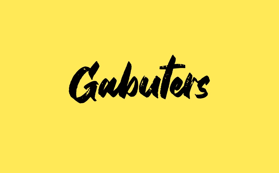 Gabuters font big