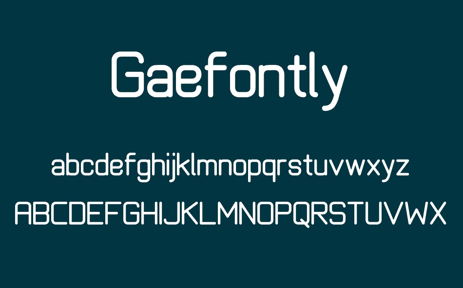 Gaefontly font