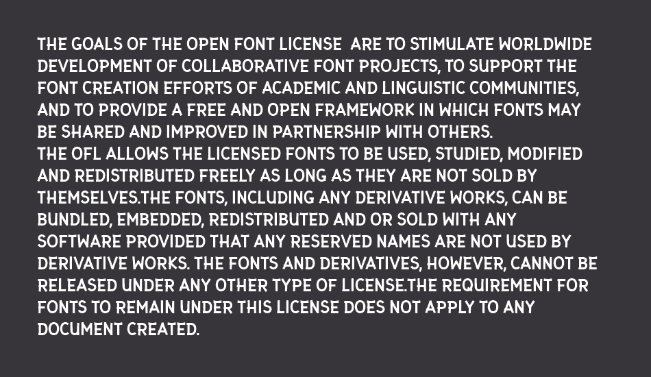 Gaffer Type font 1