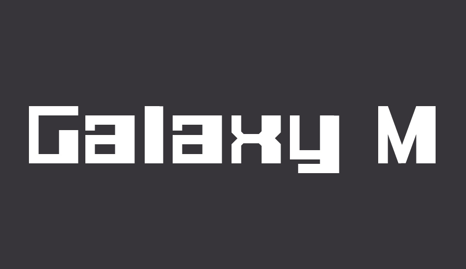 Galaxy Monkey font big