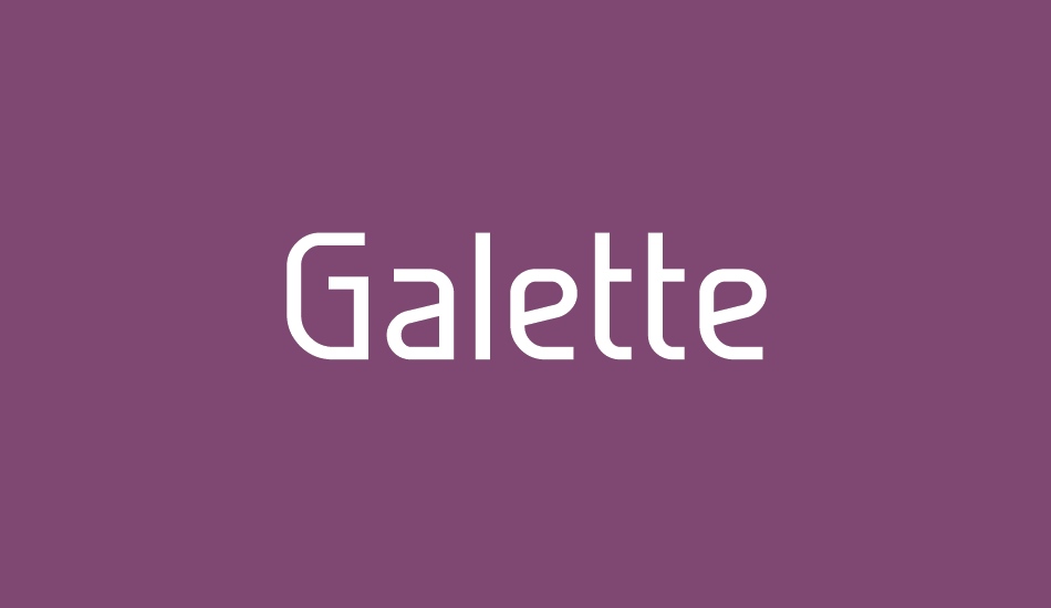 Galette font big