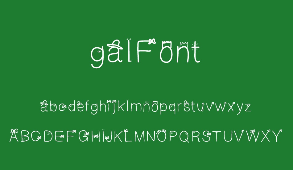 galFont font