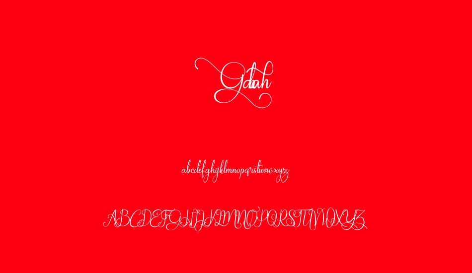 Galinah font