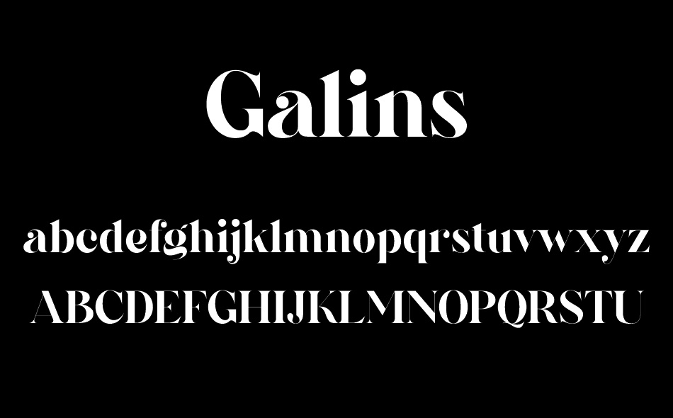 Galins font