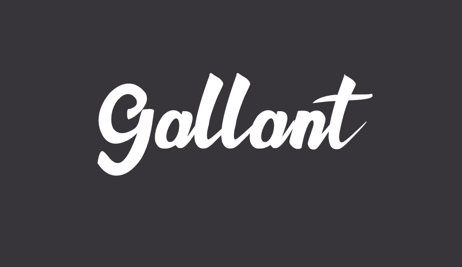 Gallant font big