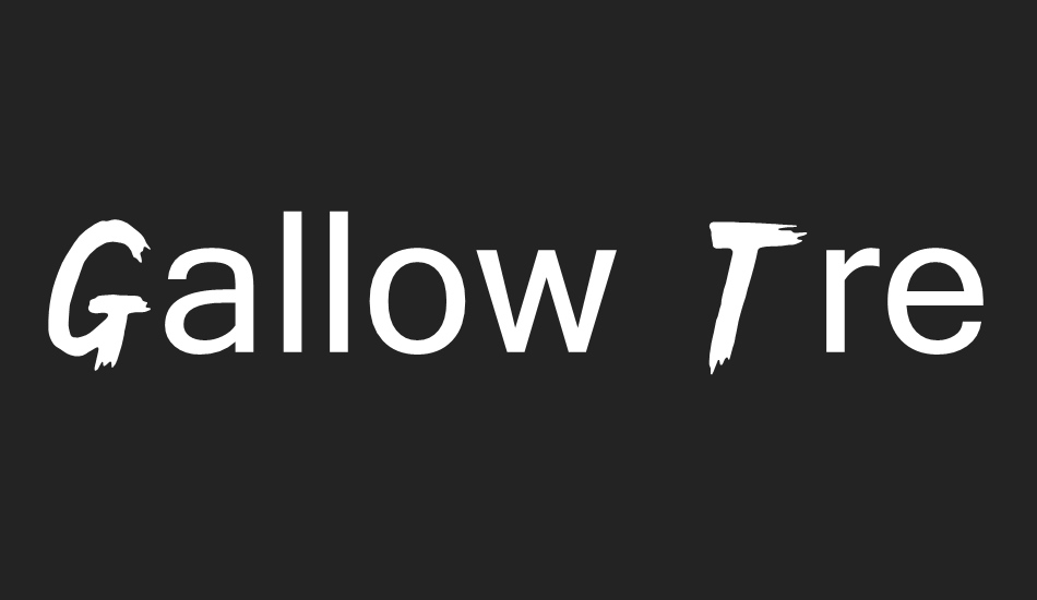 Gallow Tree font big