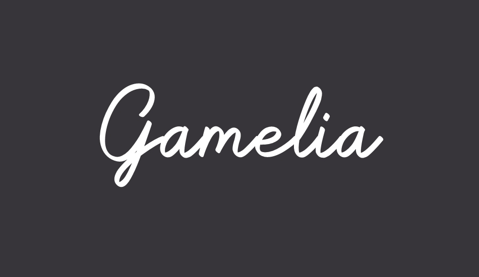 Gamelia font big