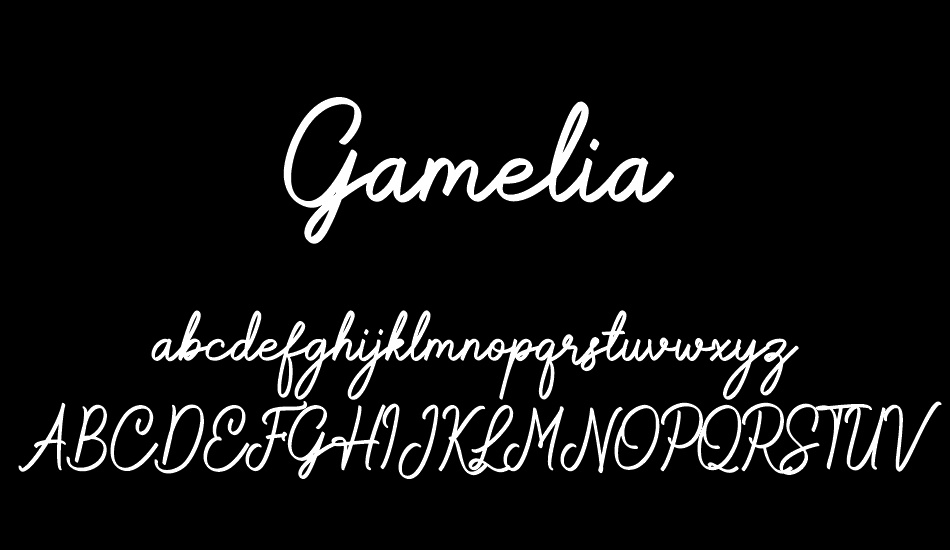 Gamelia font