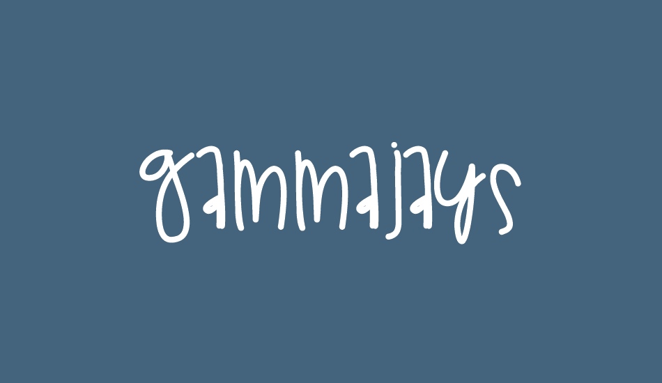 GammaJays font big