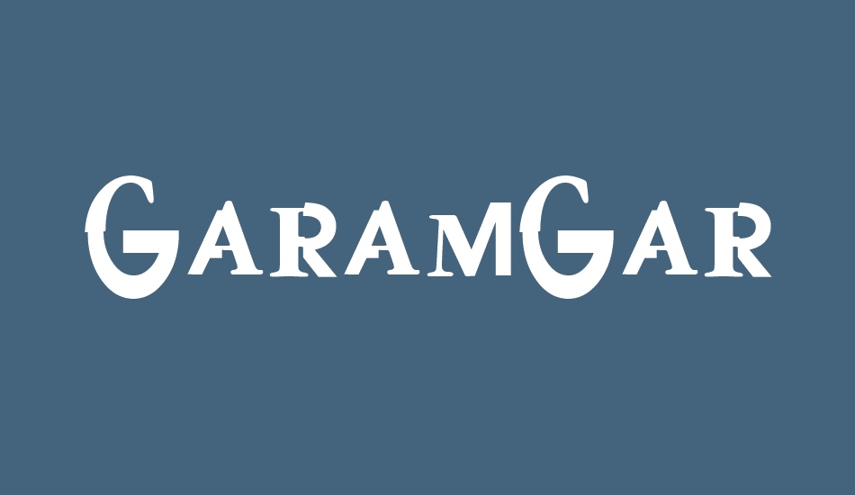 GaramGarde font big