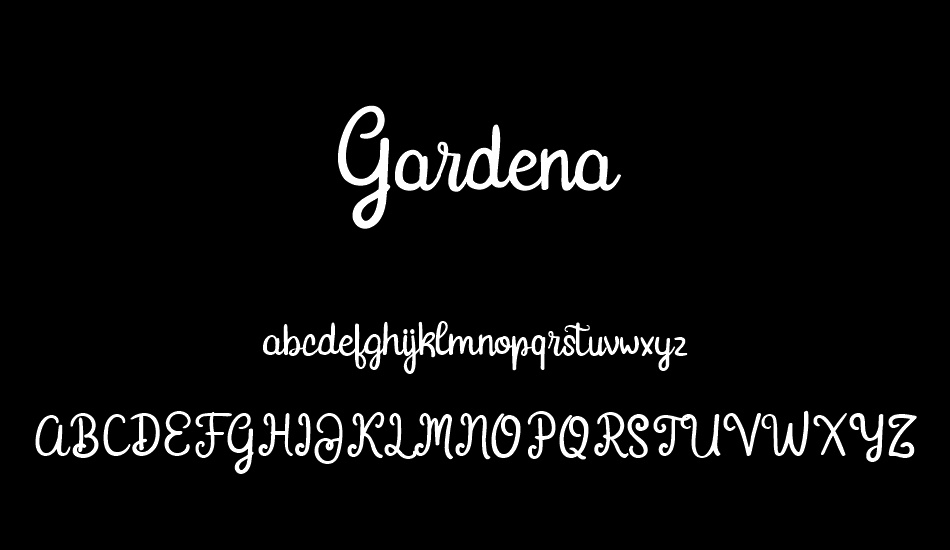 Gardena font