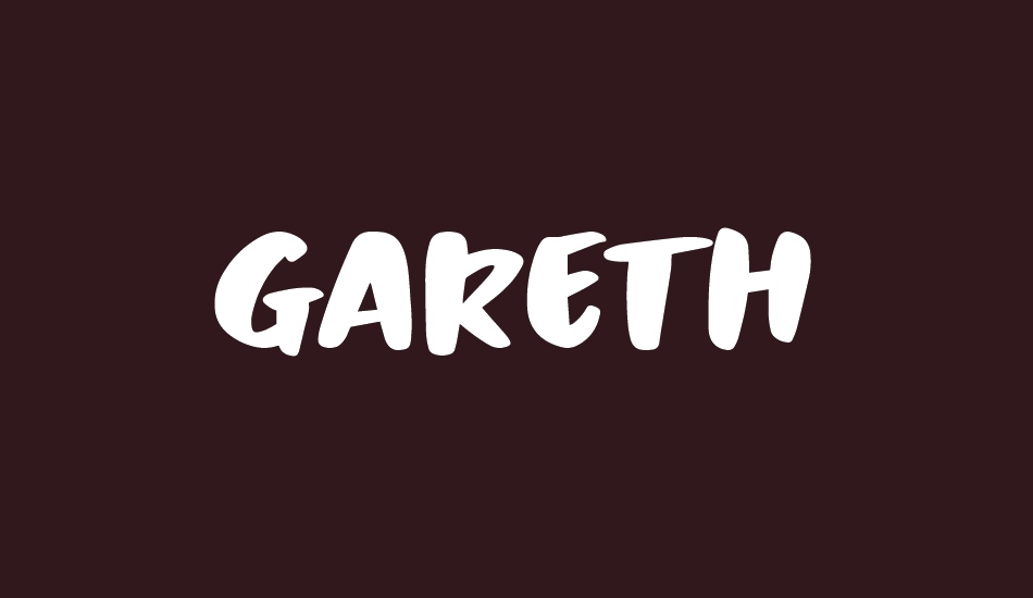 gareth font big