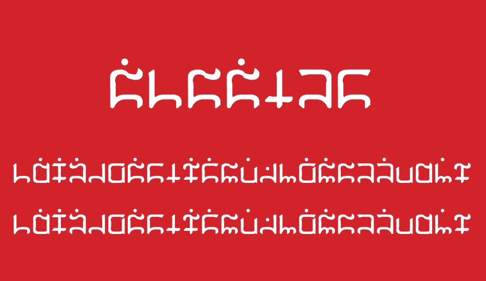 Gargish font
