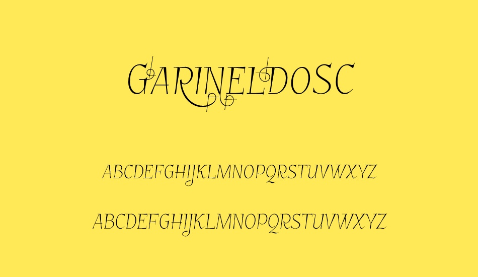 garineldosc font