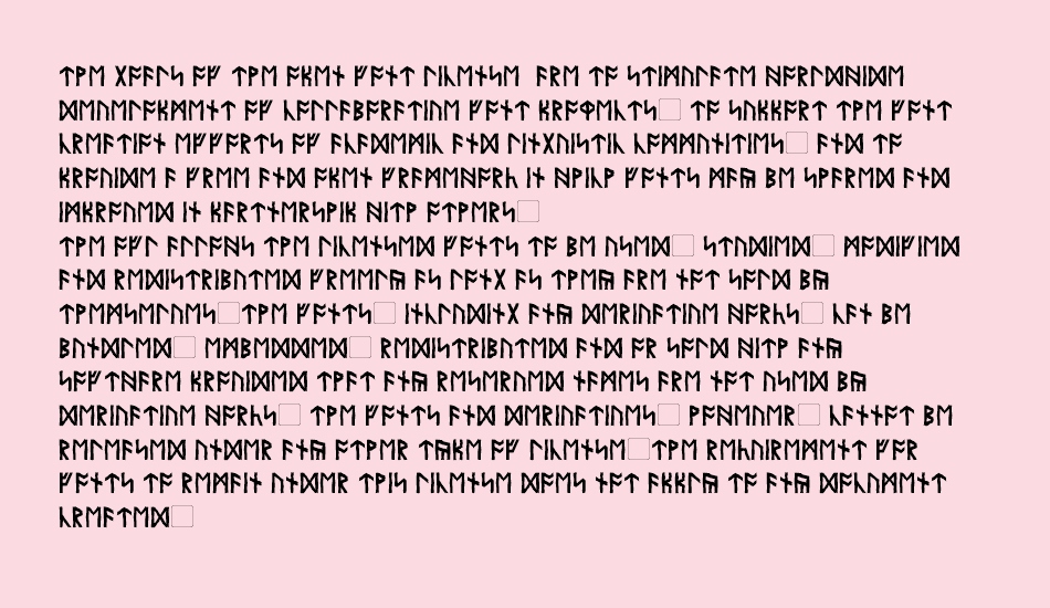 Garriott font 1