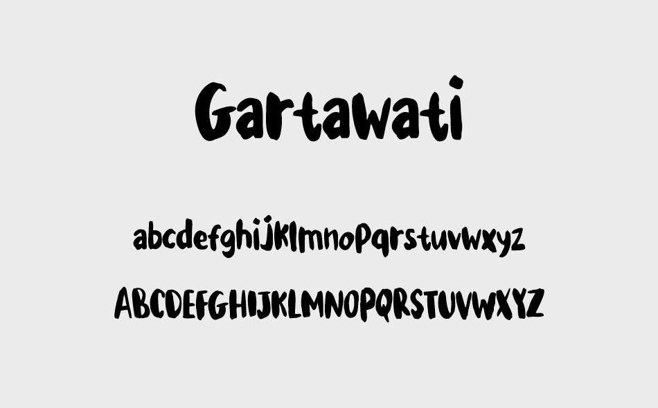 Gartawati font