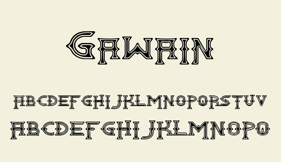 Gawain font