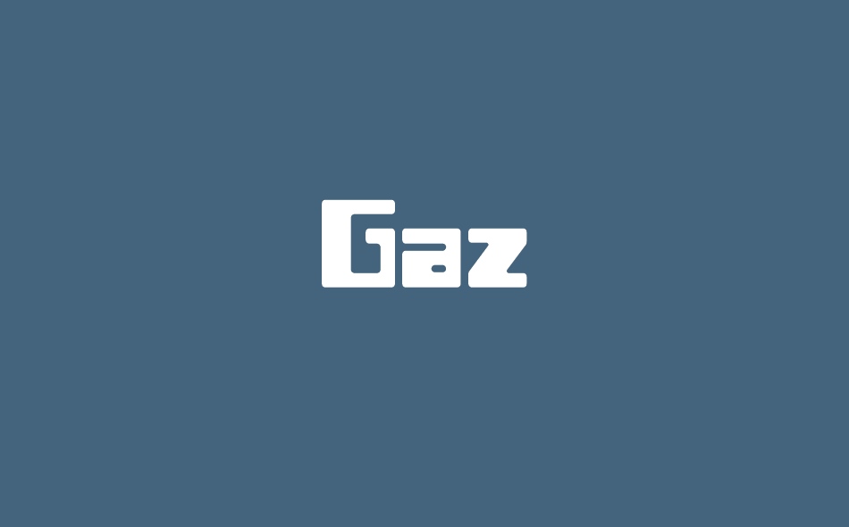 Gaz font big