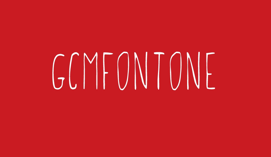 GCMFontone font big